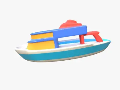yacht 3D model by slabdsgn from CGTrader
