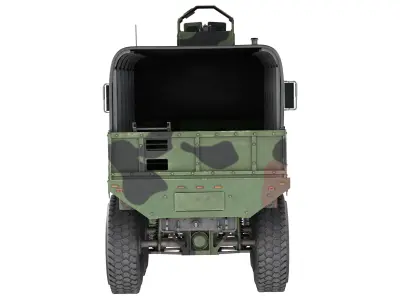 Oshkosh MTVR Amk23 Low-poly 3D model