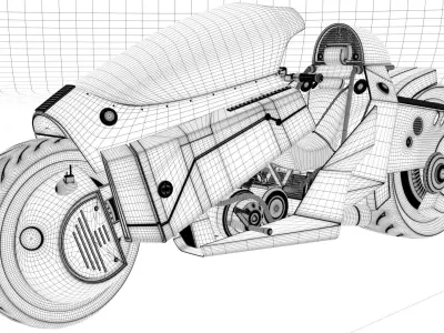 Akira Bike  3D model