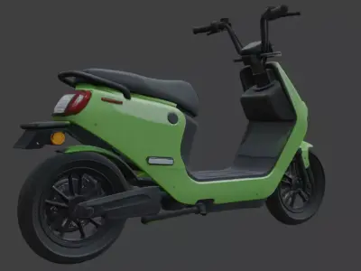 Stylized Electric Scooter 3D Model 3D model order