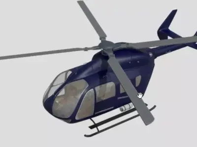Helicopter 3D model 19