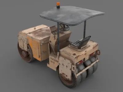 Construction roller MUC30W 3D model