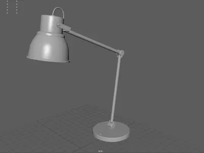 Desk Lamp Low-poly 3D model