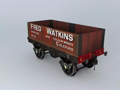 FRED WATKINS Iron Ore Wagon Free 3D model