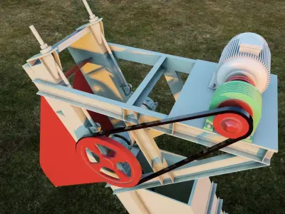 Elevator mining 3D Model 3D model