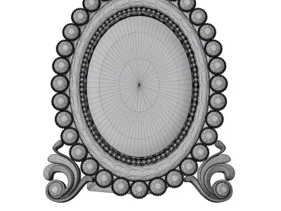 Photo Frame Low-poly 3D model 5