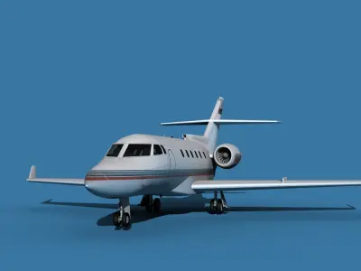 Hawker Siddley 800SR V12 3D model