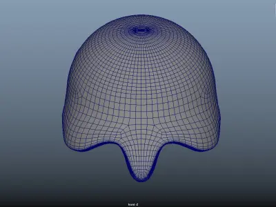 Gaede Steel Helmet - WW1 Low-poly 3D model