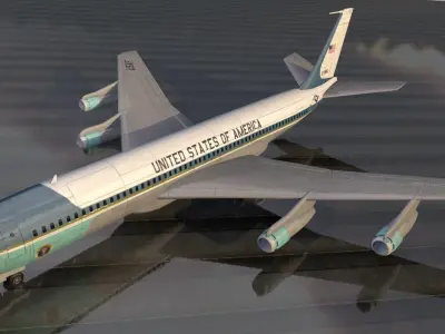 Boeing 707-320c 3D model