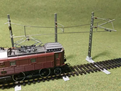 Catenery Poles Set A 1-87 FDM 3D print model