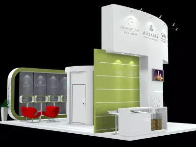 Exhibition - Area - 9X6-3DMAX2009-056 3D model