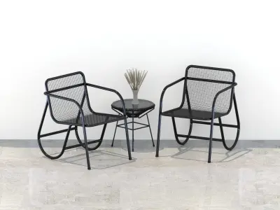 Chair outdoor series 2 3D model