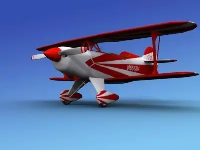 Pitts Special 3D model 2