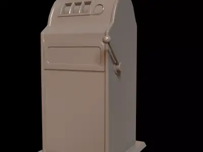 GAME READY SLOT MACHINE Low-poly 3D model