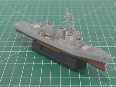 Arleigh Burke Class Naval Destroyer 3D Print Model 3D print model