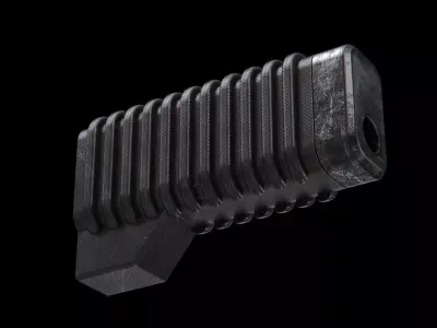 Stock industrial module machine part  3D model