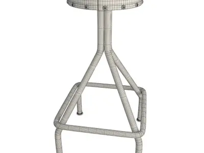 Mendel Industrial Stools  3D model