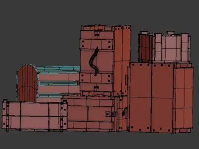 ww2 Crate Pack Low-poly 3D model