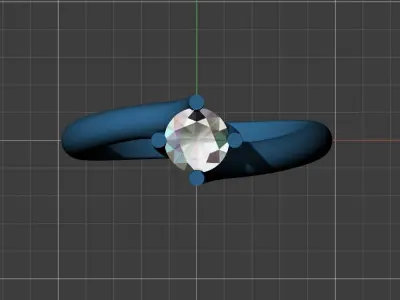 Engagement Ring 3D print model purchase