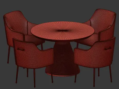 Dining Set 74 3D model