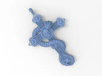 Snake Pandent 3D print model