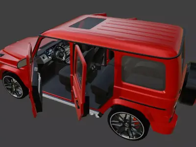 Mercedes Benz  Low-poly 3D model