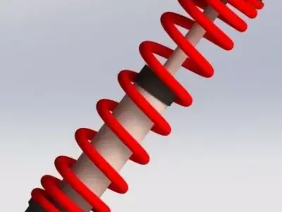 YSS Pro Z Shock Absorber 3D model