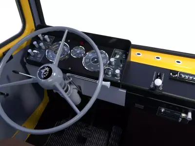 Scania L140 4x2 Sleeper Custom Classic Truck Low-poly 3D model