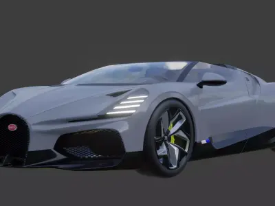 Bugatti Mistral 3D model