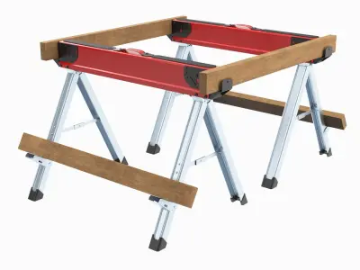 Sawhorse 3D model