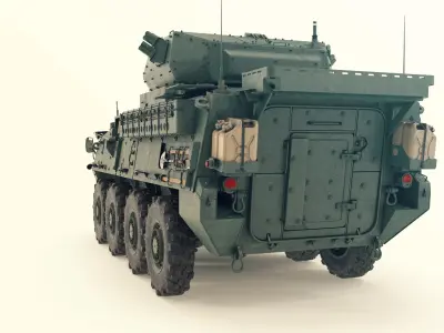 Stryker Dragoon M1296 3D model purchase
