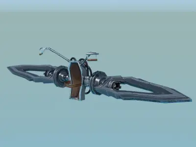 Jetpack v4 Low-poly 3D model