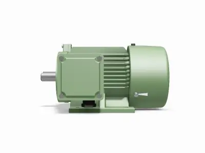 90L B34a Right IEC electric motor - 3D CAD model 3D model