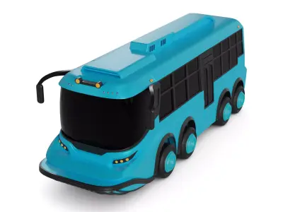 Amphibious Bus 3D model