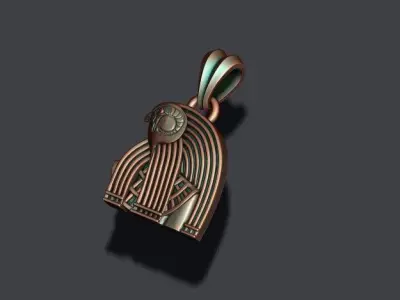 Horus pendant v2 3D print model