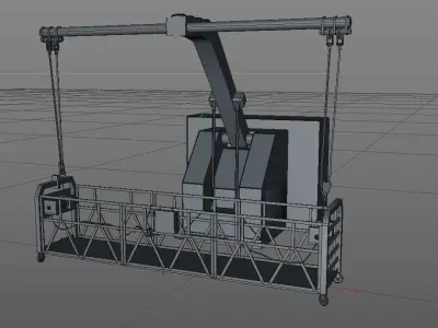 Window Cleaner Platform 3D model