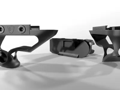 Fortis SHIFT Short Angled Grip Low-poly 3D model