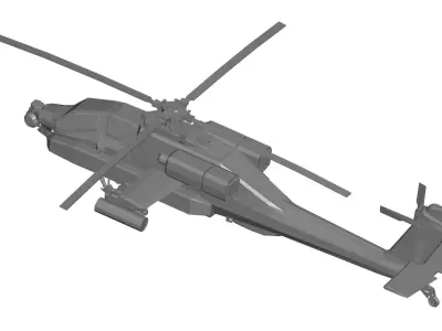 AH-64 Apache 3D model