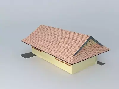 fpertanian rear building Free 3D model