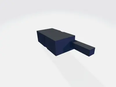 Walkie-Talkie box Low-poly 3D model
