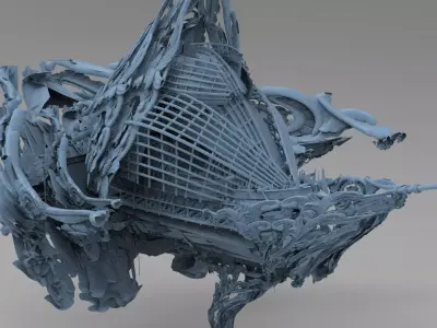 Airship of the depths 3D model