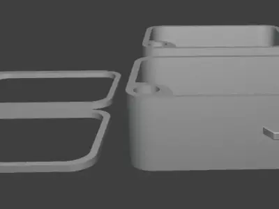 Modular 3D Printable Organizer - Stackable Unit 3D print model