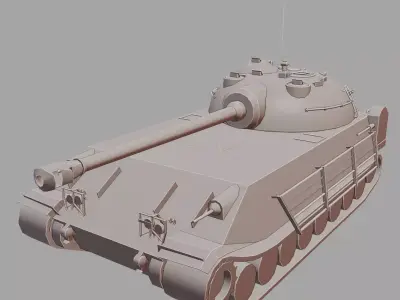 Chrysler K  M4A4 Sherman WWII Medium Tank 3D Printable  3D print model