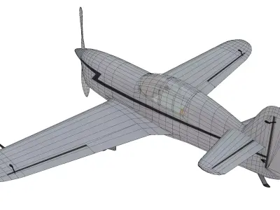 percival-mew-gull-e-3h Low-poly 3D model