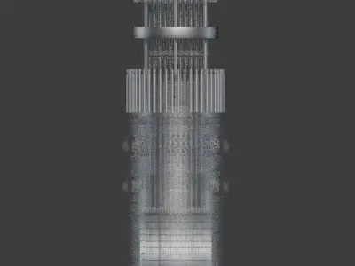 Nuclear reactor vessel 3D model