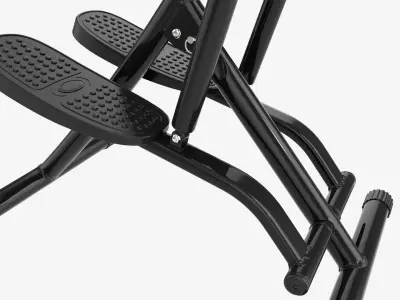 Step machine for fitness exercise 3D model