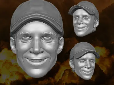 Murdock The A Team fan art 3D printable Files For Action Figures 3D print model