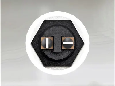 signal light orange 3D model