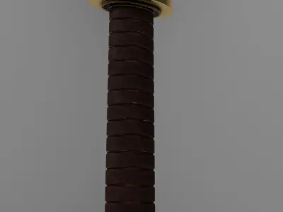 Sword Free low-poly 3D model 5