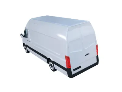 MERCEDES Sprinter Freightliner panel van 3D model